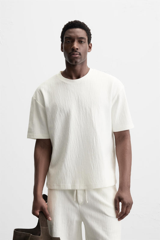 Zara Texture Round Tee